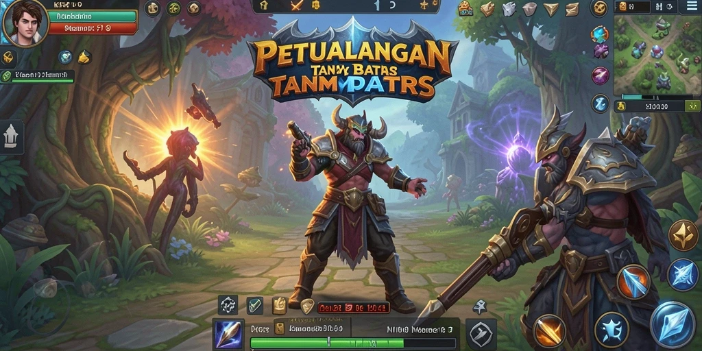 Gameplay seru KKRP dalam dunia MMORPG yang luas.