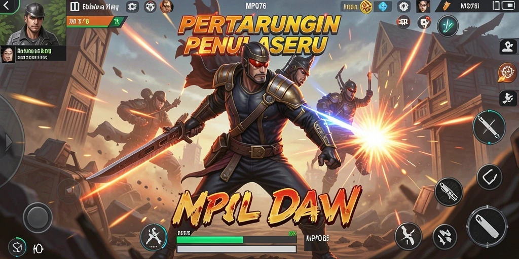 Tangkapan layar MPO76 menampilkan aksi menegangkan saat bertarung.