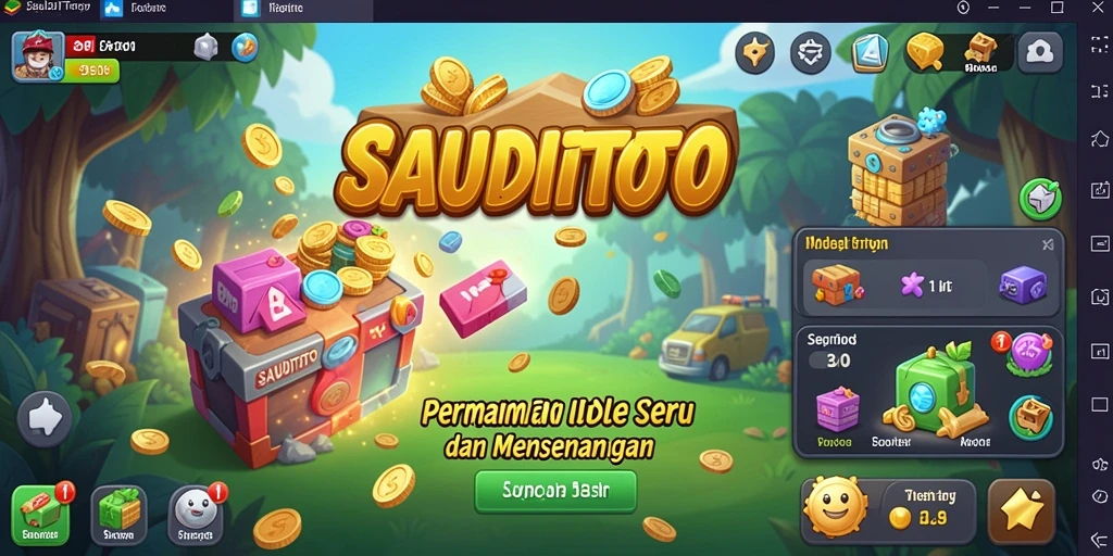 Tampilan gameplay menarik dari SAUDITOTO yang seru.