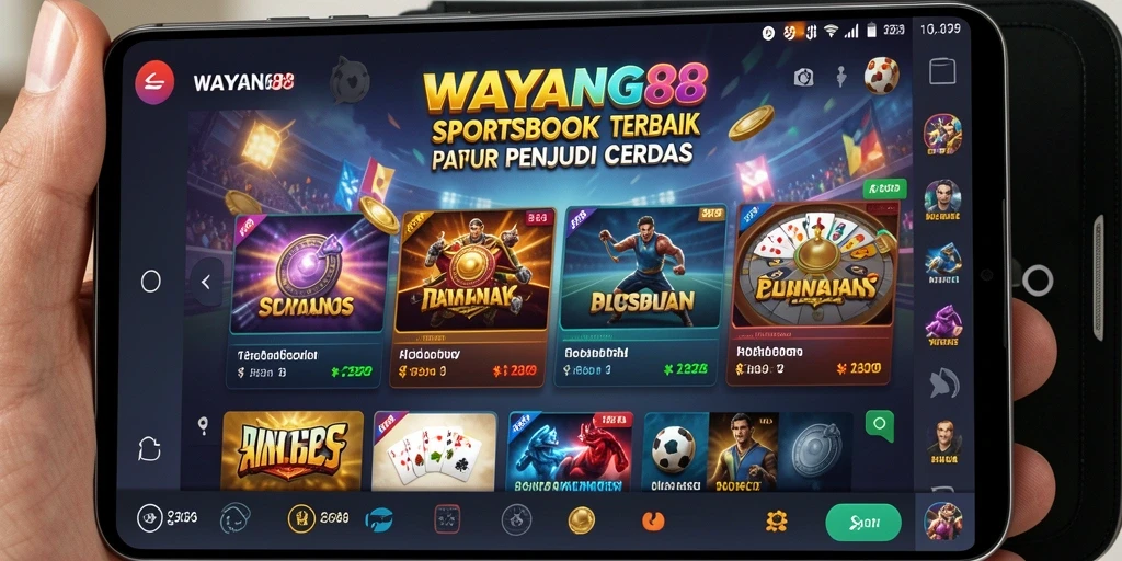 Tampilan menarik dari gameplay taruhan olahraga di WAYANG88.